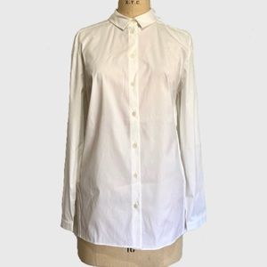 Lafayette 148 New York White Oversized Shirt